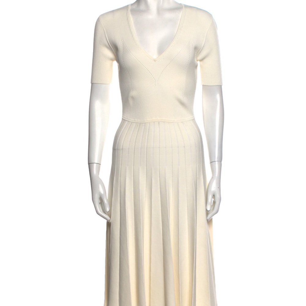 Jason Wu - NWT Chalk Half Sleeve Pleated Dress